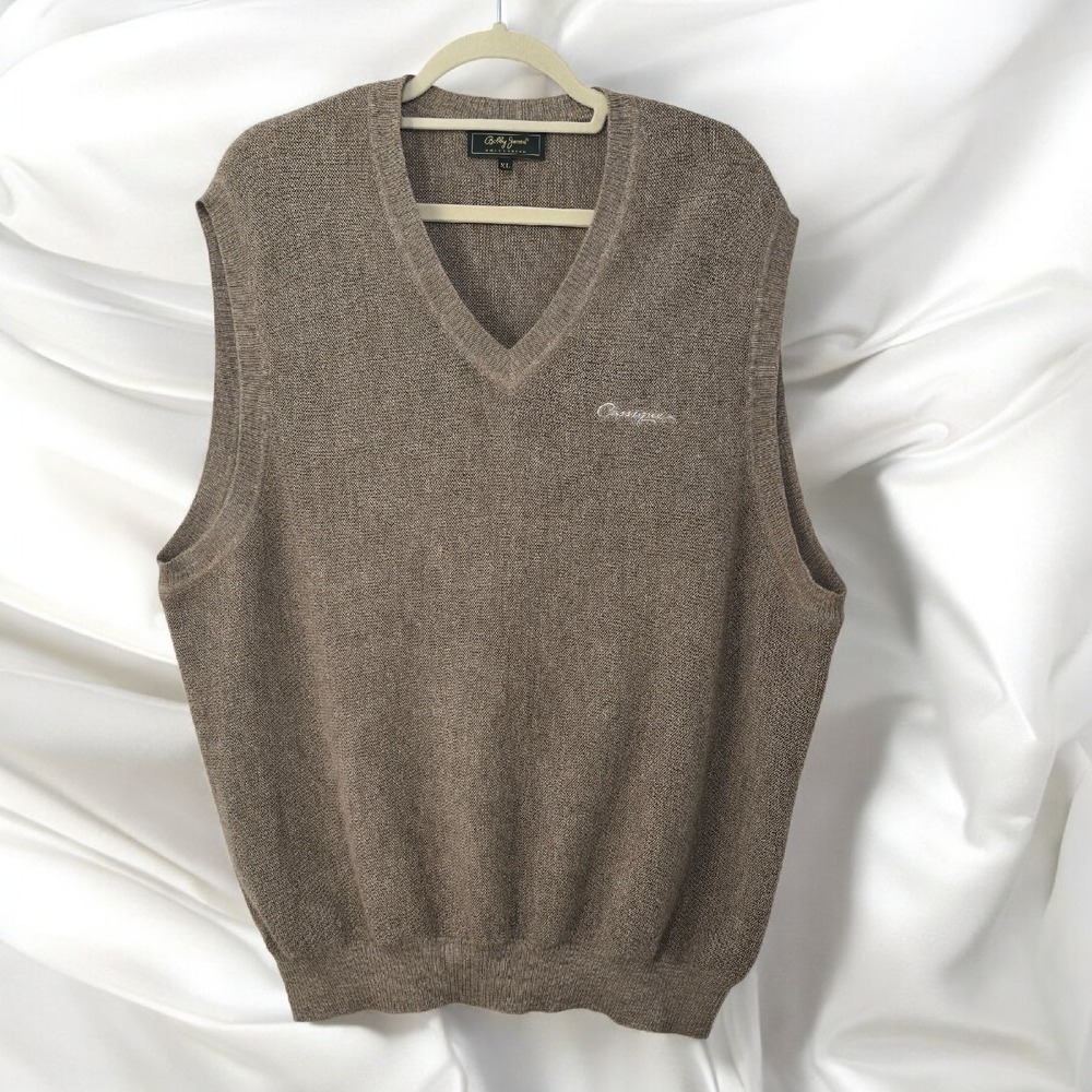 Bobby Jones Collection Alpaca Sweater Vest‎ Sleeveless Knitwear XL